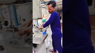 tissue paper roll cutting machine 🧻 #tissue #factory #machine #shortvideo #automobile #tissueroll