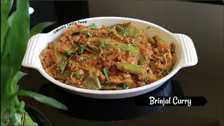 How to make brinjal curry. easy & healthy recipes indian vegetarian
for dinner. south style side dish chapathi, rice. fry | bainga...