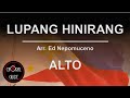 Lupang Hinirang ALTO Arr Ed Nepomuceno