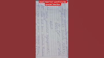 Mostimportant questions for maths msc 2nd semester paper5 special function#allahabadstateuniversity