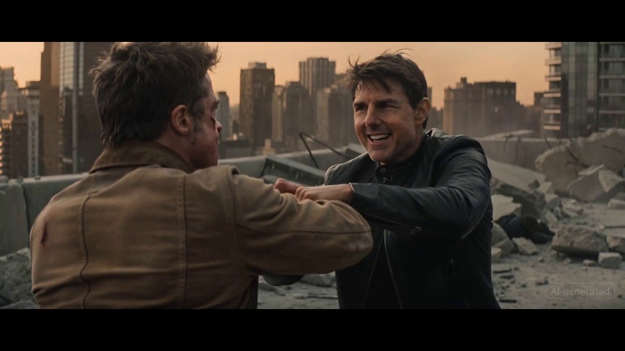 seedance videos that caused an international incident, original Brad Pitt vs Tom Cruise fight etc