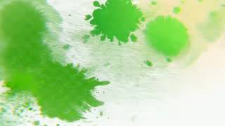 ink drop green screen effect