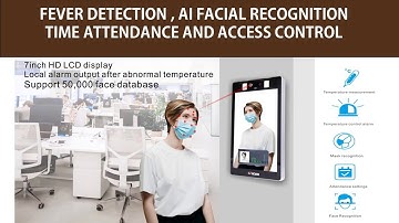 Fever Detection, AI Facial Recognition Time Attendance and Access Control