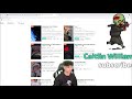 Larray reading Wattpad fanfic story  about Him and Brady | Larray Twitch live 4/25/21