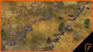 Zero Hour | Price Match | 200 Red Guards vs 20 Gatling Cannons | Command and Conquer Generals