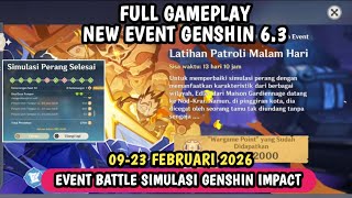 Gameplay & Guide Event Latihan Patroli Malam Hari Genshin Impact 6.3
