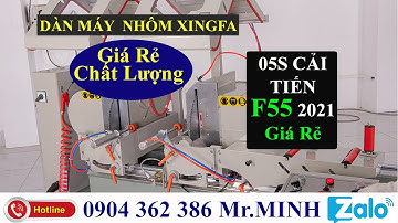 Máy Cắt Nhôm 2 Đầu 05S 2021 Giá Rẻ || Faster F55 || DÀN MÁY NHÔM XINGFA