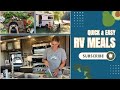 Healthy Cooking Tips while in an RV or Camper! #smallkitchensolutions #rvlifestyle #fitnessjourney