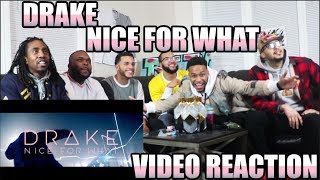 HE DOESN'T MISS!! DRAKE - NICE FOR WHAT VIDEO REACTION/REVIEW