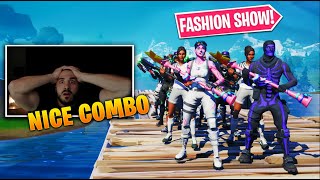 *DUO* Fortnite Fashion Show! FIRE Skin Competition! Best DRIP \& COMBO WINS!