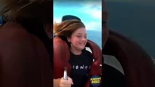 Girls Passing Out on Slingshot Ride#amazing #slingshotfunny #ride
