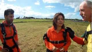 Nadia Monalisa 's Tandem skydive from 10,000 feet altitude.+