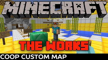 Minecraft Custom Map Coop - The Works #UploadDailyJuly