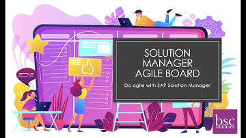 SAP Solution Manager Agile Board