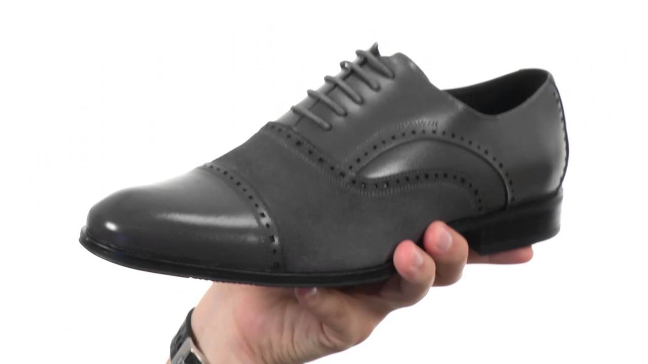 stacy adams gray dress shoes