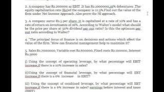 Finance Management - EBT increase,if there is a 6%  increase in EBIT?