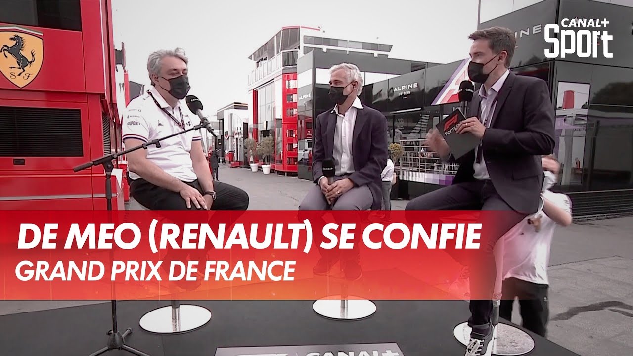 Luca De Meo (Directeur Général Renault) se confie à notre micro - Grand Prix de France