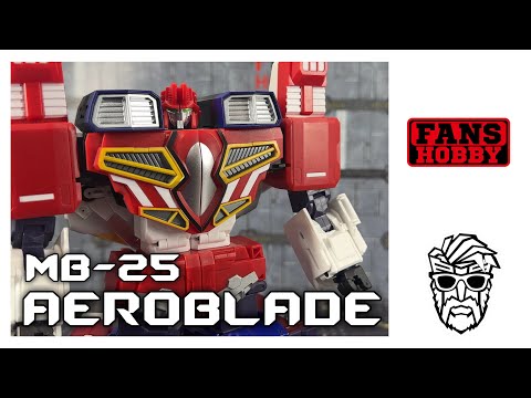 Fans Hobby MB 25 AEROBLADE Transformers Energon Wingsaber Review