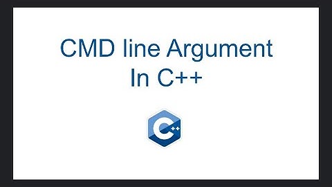 Read command line argument in C/C++