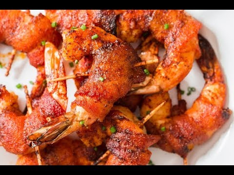 Bacon Wrapped Shrimp - YouTube