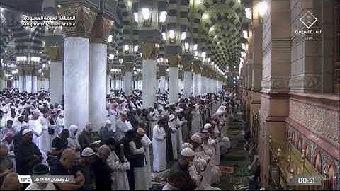 (سورة النور) المصحف المرتل المرئي من صلاتي التراويح والتهجد ب #المسجد_النبوي رمضان لعام 1444هـ.