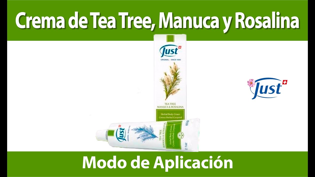 Para que sirve Crema de Tea Tree Swiss Just CDMX YouTube