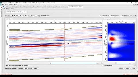 Amplitude Spectrum Analysis in HampsonRussell 12.0