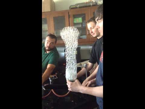 lighting Bubbles on fire!!!