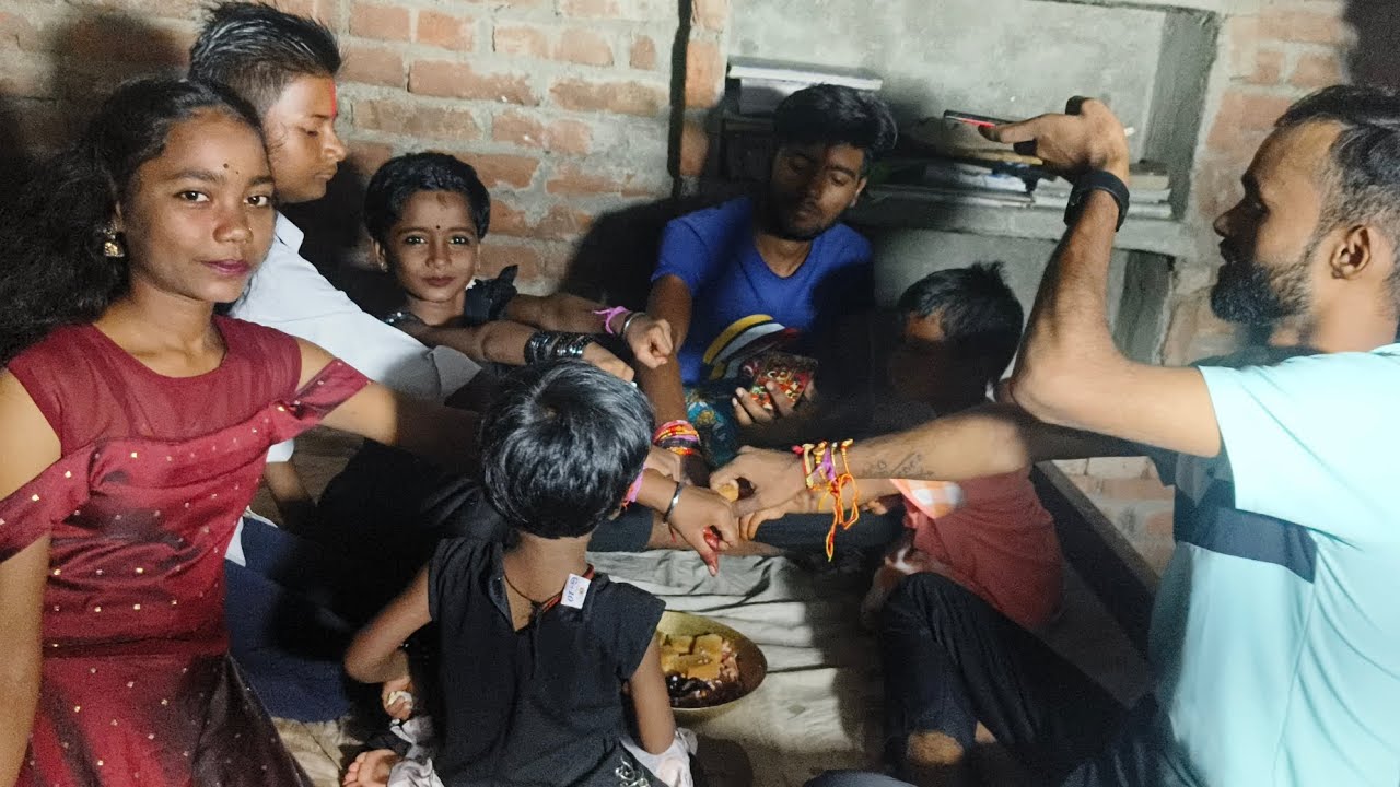 Mama Rakshaw tanu Taniya rakhi bandhi aapne mama ko #happy raksha Bandhan #bhai ...