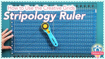 How to Use the Creative Grids Stripology Ruler! Easy Quilting Tutorial with Kimberly Jolly