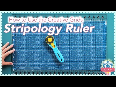 How to Use the Creative Grids Stripology Ruler! Easy Quilting Tutorial with  Kimberly Jolly 