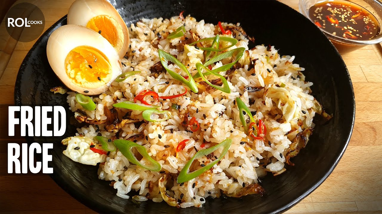 Fried Rice With MSG & SoyMarinated Eggs FUIYOH YouTube