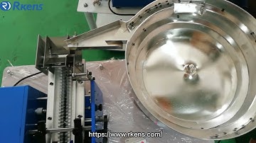 Automatic bulk diode resistor lead cutting machine with vibration bowl