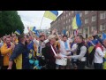 Фінляндія-Україна, хода на стадіон. Тампере, 10.06.2017