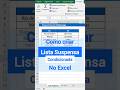 Como criar lista suspensa Condicionada no excel - Caixa de Seleção no Excel
