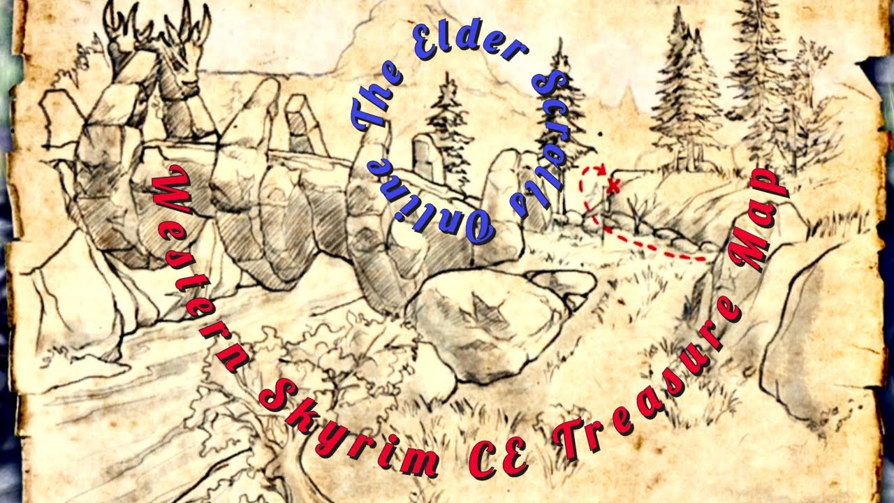 ESO Western Skyrim CE Treasure Map The Elder Scrolls Online Western