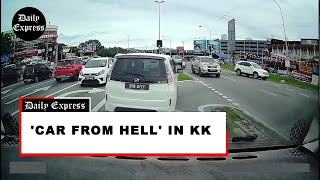 'Crazy car' in KK worries netizens