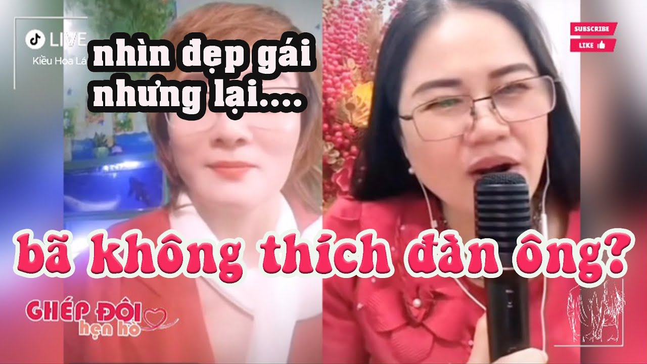 Thắm ghép đôi. Bã đẹp gái quá mà sao không thích đàn ông