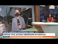 Defesa Civil aciona sirenes em Petrópolis