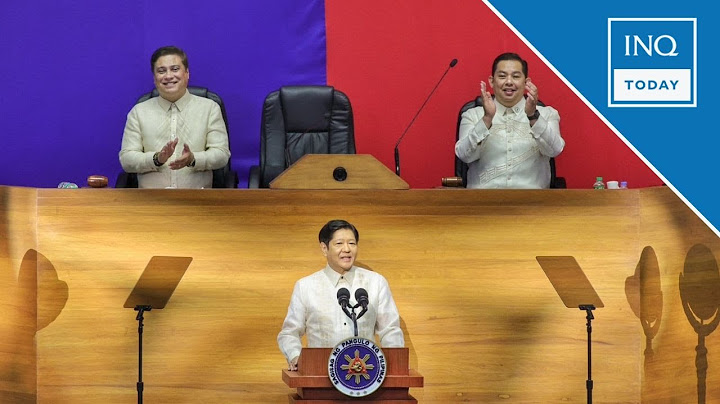 Marcos ‘fine tuning’ Sona 2024 speech | INQToday