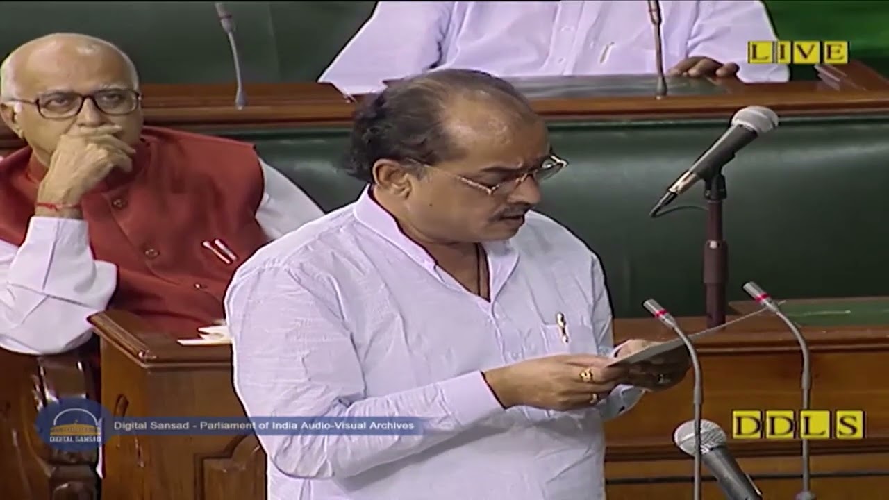 OATH OF SHRI PRAKASH V  PATIL FOR 13th LOK SABHA IN 1999