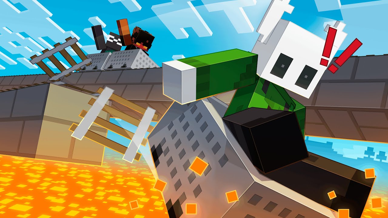 INVITÉ A MIS AMIGOS A MINIJUEGOS EXTREMOS EN MINECRAFT🤑