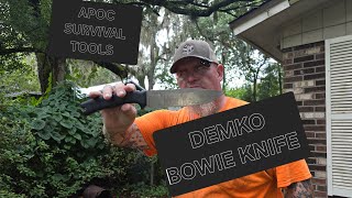 DEMKO BOWIE by APOC SURVIVAL TOOLS/ Full Review & Field Test @CASIberia