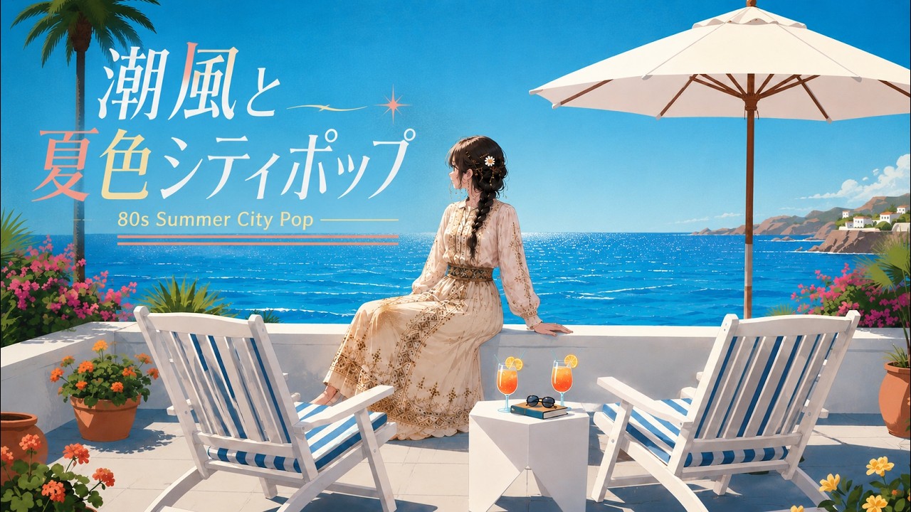 🍹 [City Pop] Sea Breeze & Summer Colors | 80s Japanese City Pop