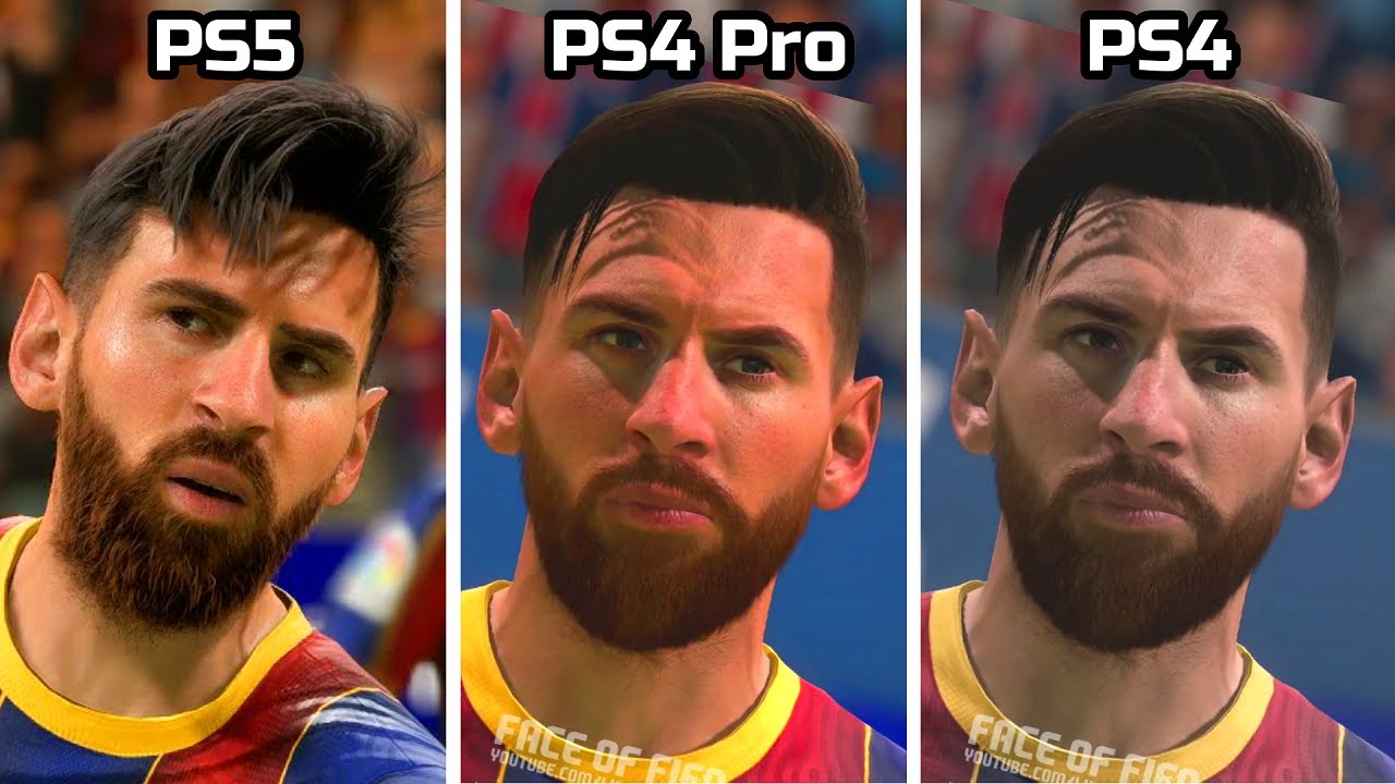 FIFA 21 | PS5 VS PS4 Pro VS PS4 | Gameplay Comparison - YouTube