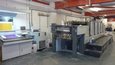 Used komori nl 528 five colour offset press for sale   Gab Supplies Ltd   2005   part II