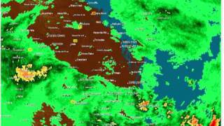 Brisbane Storm 30/8/2011 64km Radar