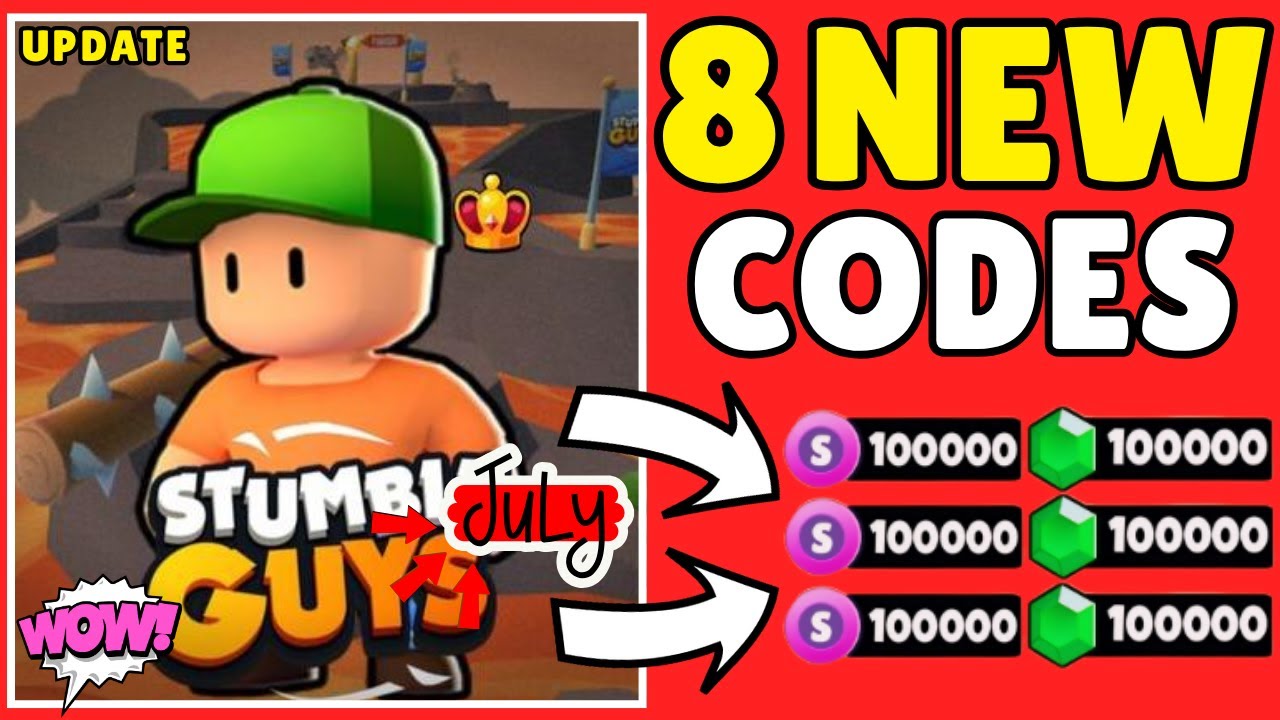 *NEW* ALL WORKING CODES FOR STUMBLE GUYS IN JULY 2025 - STUMBLE GUYS ...