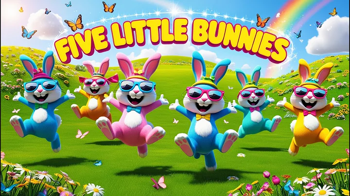 Five Little Rabbits Song - Fun Counting Song For Kids