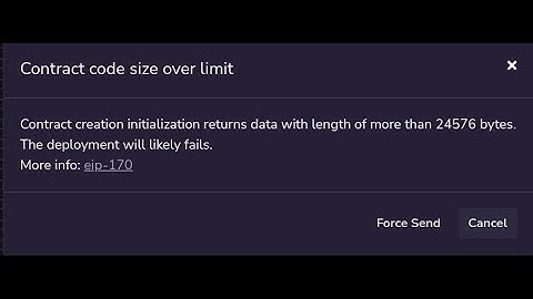 Contract code size over limit Remix / Hardhat deployment